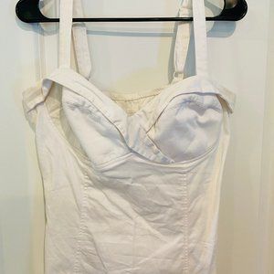 Couture for Everybody Crop Top White Pin Up top